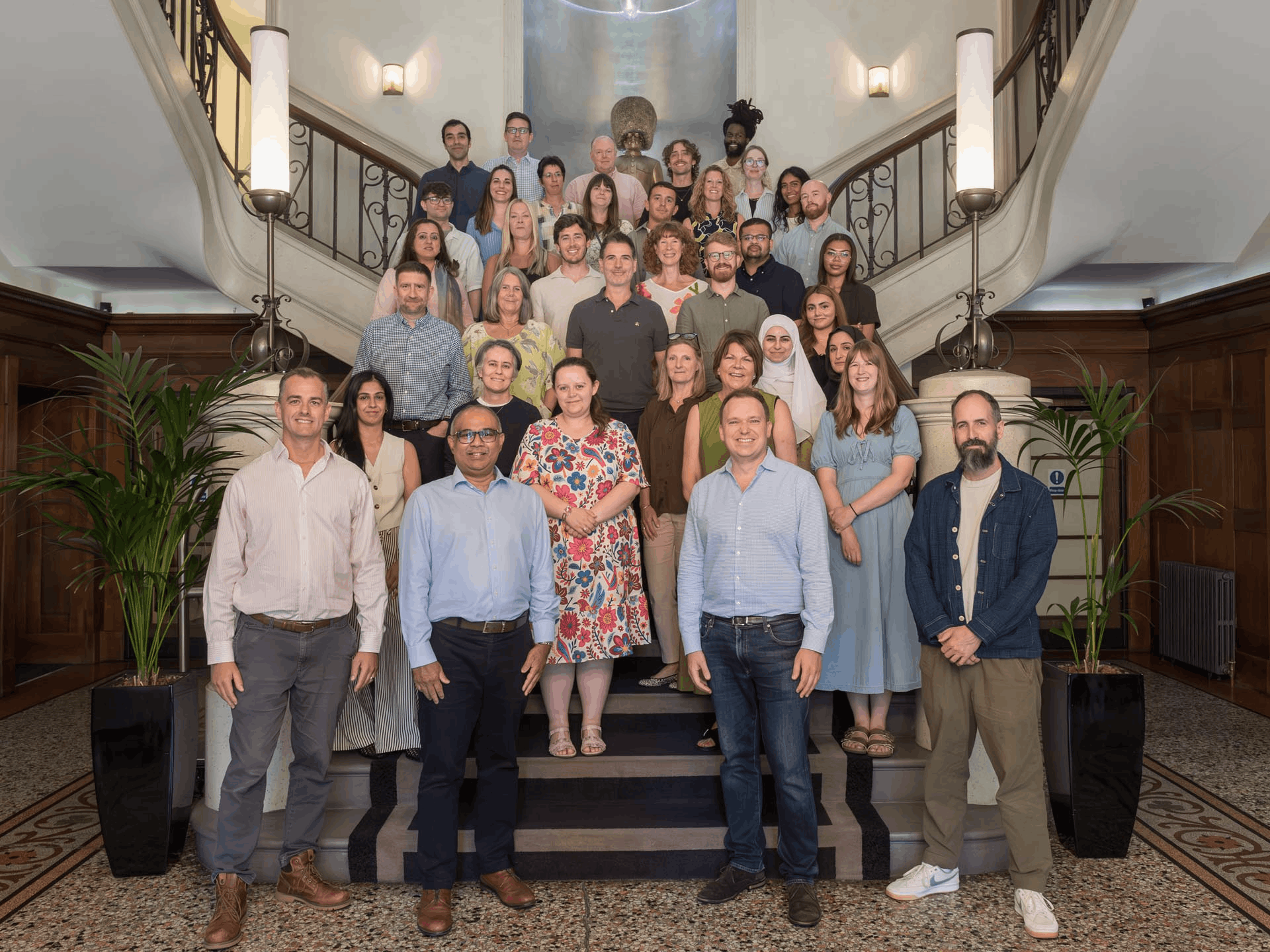 Group photo of everyone who works at Mindful Education.